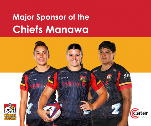 Cater Plus Extends Sponsorship of Chiefs Manawa for Another 3 Years